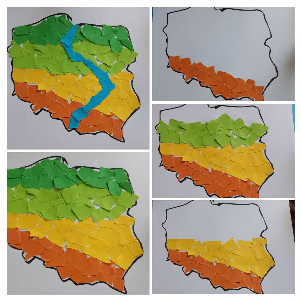 Mapa Polski Praca Plastyczna Przedszkole Propozycje aktywności- tydzień 6 – Publiczne Przedszkole Sióstr